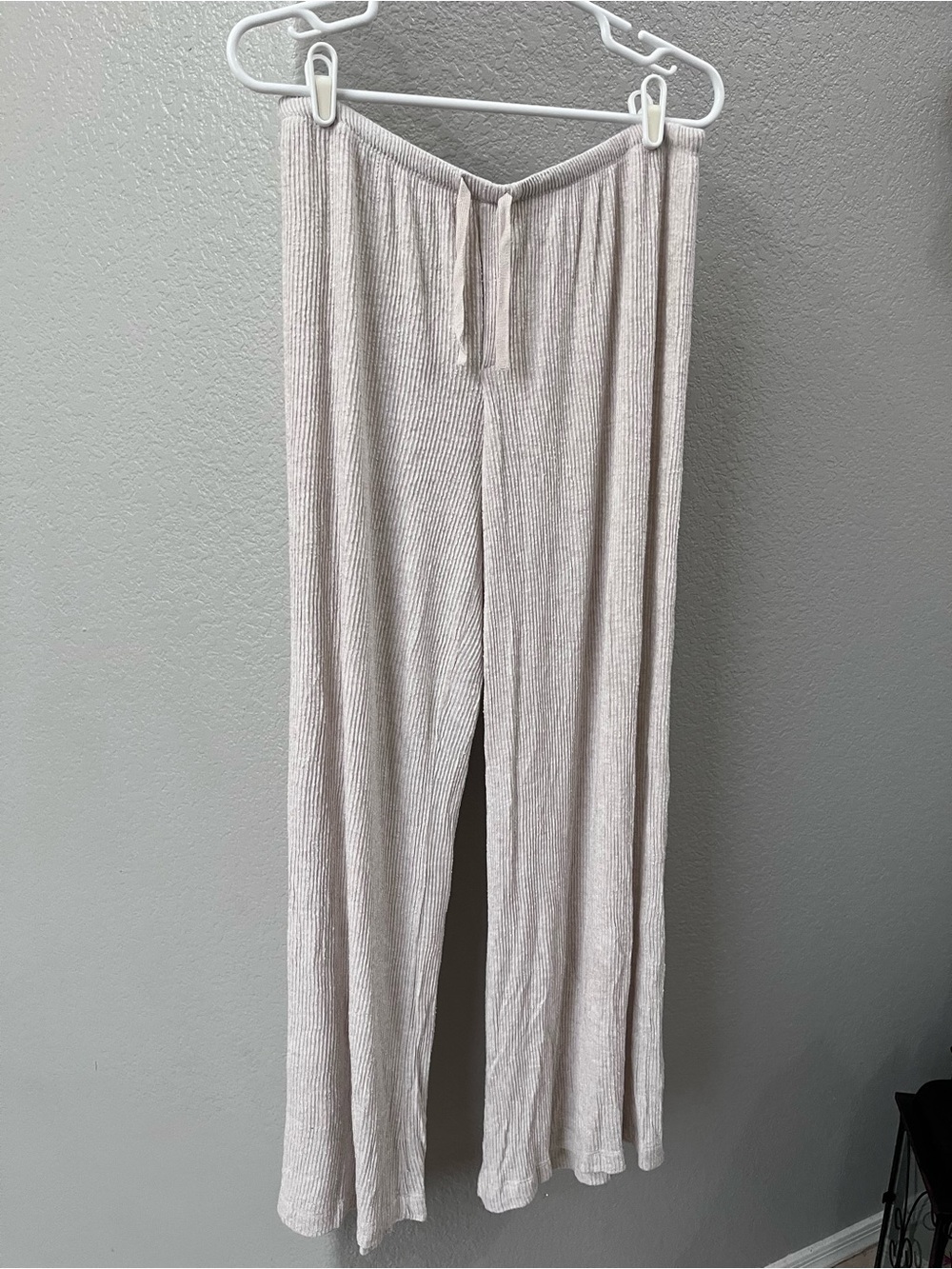 Auden Ribbed Lounge Pants - Light Taupe